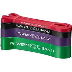 Еспандер-петля 4Fizjo Power Band (Гумка для фітнесу і спорту) 6-36 кг 4 шт 4FJ0063 (P-5907222931844)