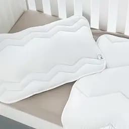 Набір в ліжечко Papaella Comfort: ковдра 135x100 см + подушка 60х40 см (8-29611 білий) - мініатюра 10