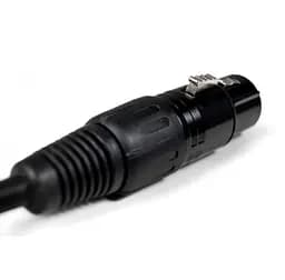 Мікрофонний кабель XLR Male - XLR Female Cascha CCSM1BK1 1 м - мініатюра 4