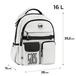 Рюкзак GoPack Education 183 світло-сірий Сірий (GO26-183M-2) - мініатюра 2