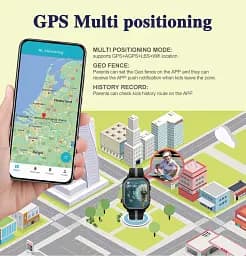Дитячий смарт-годинник Wonlex KT39 годинник-телефон з відеодзвінком GPS WI-FI і SIM-картою Black (19136) - мініатюра 9
