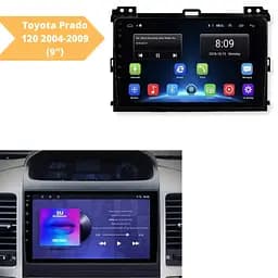 Штатна автомагнітола XPRO Toyota Prado 120 2004-2009 (9") Android 10.1 (4/32) чорний (MER-14143_5408) - мініатюра 7