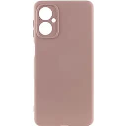 Чохол Silicone Cover Ummi Lakshmi Full Camera (AA) для Motorola Moto G55 5G Рожевий/Pink Sand