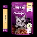 Вологий корм для котів Whiskas Pure Delight, курка в желе, 85 г