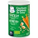 Снеки пшенично-вівсяні Gerber Organic з морквою 35 г