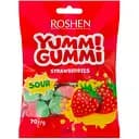 Цукерки желейні Roshen Yummi Gummi Sour Strawberries 70 г