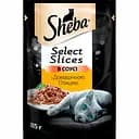 Влажный корм для кошек Sheba с домашней птицей в соусе 85 г