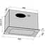 Вытяжка Ventolux Punto 520/279 BK (700) PB - миниатюра 7