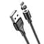 Кабель Hoco X52 Pisces Cable USB to MicroUSB 2,4A 1m Black - мініатюра 1