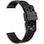 Силіконовий double перфорований ремінець Watchbands для Samsung Galaxy Watch 46mm SM-R800NZSA чорний ширина кріплення 22мм (WB009BUBLEPERFBLACK146) - мініатюра 1