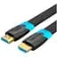 Кабель мультимедийный HDMI M to HDMI M 1.5m black Vention (AAKBG) - миниатюра 1