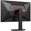 Монітор TFT 27" AOC Q27G4ZR, QHD, Fast IPS, 240Hz, 0,3ms, 2xHDMI, DP, HAS, Pivot, кол., чорно-червоний (Q27G4ZR) - мініатюра 6