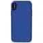 Чохол-накладка Toto Full covered rubberized PC case iPhone X Blue - мініатюра 1