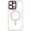 Чохол Creative TPU PC Metal Calais MagSafe Apple iPhone 14 Pro Max Pink - мініатюра 1