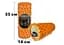 Масажний ролик Grid Roller 33 см v.1.1 Помаранчевий EasyFit fit0024920 - мініатюра 1