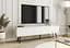 Тумба под телевизор Perfect Home Оро/Oro 3-дверная с черными ножками RTV175 Белый (PFH-091336) - миниатюра 1
