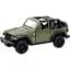 Машинка Uni-Fortune RMZ City Jeep Wrangler Rubicon 2021 Convertible відкритий верх хакі - мініатюра 1