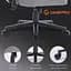Ігрове крісло GamePro FGC750DG Fabric Dark Gray (FGC750DG) - мініатюра 14