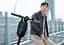 Сумка для самокату Xiaomi Electric Scooter Storage Bag Black PU EVA жорсткий корпус багатосекційне кріплення на кермо - мініатюра 7