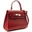 Невелика класична шкіряна сумочка Firenze Italy F-IT-9866R - мініатюра 1
