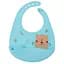 Нагрудник Bebe Confort Soft Silicone Bib Domino, м'який, блакитний (3220660315840) - мініатюра 1