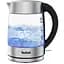 Электрочайник Tefal Glass Kettle с подсветкой серебристо-черный 1.7 л (KI772D38) - миниатюра 1