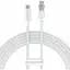 Кабель Baseus Explorer Series Fast Charging Cable with Smart Temperature Control Cable Type-C to Type-C 100W 2m P10319703221-01 Wh - мініатюра 1