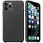 Оригинальный кожаный чехол Apple Leather Case для iPhone 11 Pro Max (6.5") Black (MX0E2ZM/A) - миниатюра 2