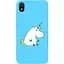 Чехол-накладка Toto Matt TPU 2 mm Print Case Xiaomi Redmi 7A #1 Unicorn Circle Sky Blue - миниатюра 1