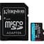 Карта пам'яті Kingston 512GB microSDXC сlass 10 UHS-I U3 V30 A2 Canvas Go Plus G4 (SDCG4/512GB) - мініатюра 1