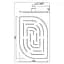 Верхний душ Jaquar Maze OHS-CHR-85859M, Хром - миниатюра 2