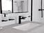 Дозатор підвісний Hansgrohe AddStoris для рідкого мила Brushed Black/скло 41745340, Шліфований чорний хром - мініатюра 6