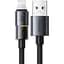 Кабель Mcdodo USB-A to Lightning Cable with 7 Colorful Lights 1,2 м CA-8170 Черный - миниатюра 1