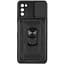 Чохол Ummi Camshield Serge Ring для Samsung Galaxy A03s Чорний / Black - мініатюра 1