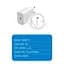 Зарядный адаптер блок на 2 выхода WUW-C193 PD20W+PD20W Charger USB C + USB C white - миниатюра 4