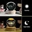 Декоративный 3D ночник Хрустальный шар + дерево LED светильник Солнечная система теплый свет 5V - миниатюра 9