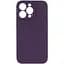 Чохол Silicone Case із захистом камери Full Apple iPhone 15 Pro Max Elderberry - мініатюра 1
