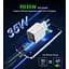 Мережевий зарядний пристрий Choetech PD6052-EU-WH USB-A/USB-С - миниатюра 5