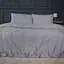 Простирадло MirSon №20-02 Waffle Gray 180x220 см сіре (2200011033051) - мініатюра 4