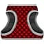 Шлея для собак м'яка Waudog Clothes Шотландка червона, з QR паспортом, ХS1, 24-27х18-20 см (2980) - мініатюра 2