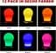 Світлодіодні лампочки UYHGO Colored E27 Edison Screw, 2W G45/A45 м'яч для гольфа, різнобарвний рожевий, жовтогарячий, червоний - мініатюра 3