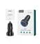 Автомобільний зарядний пристрій Choetech (1USB Type C; 1USB) 60W PD3.0 QC3.0 Black (TC0014) - мініатюра 3