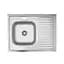 Кухонна мийка Kroner KRP Dekor-6080L (0,6 мм) CV022814, Decor - мініатюра 1