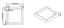 Поддон Dusel D102 80x80x13,5, Белый - миниатюра 3