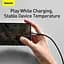 Кабель Baseus Tungsten Gold Fast Charging Cable USB to Lightning 2.4A 1m CALWJ-01 Black - миниатюра 6