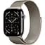 Смарт-годинник Apple Watch Series 11 GPS + Cellular 42mm Natural Tit. Case w. Natural Milanese Loop (MF8P4) - мініатюра 1