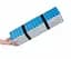 Килимок складний IXPE Naturehike NH19QD008, алюмінієва плівка, 185x56х1,8 см, блакитний - мініатюра 4
