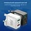 Зарядное устройство XON PowerCharge 45W (PD25) USB Type-C (PCWA045025A2С1W 6082) Белый - миниатюра 2