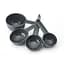 Набор мерных ложек KitchenAid Coreline серый 4 шт. (KQG058OHCGG) - миниатюра 3