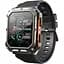 Смарт-годинник Lemfo C20 Pro силіконовий ремінець Black Orange (16354-hbr) - мініатюра 1